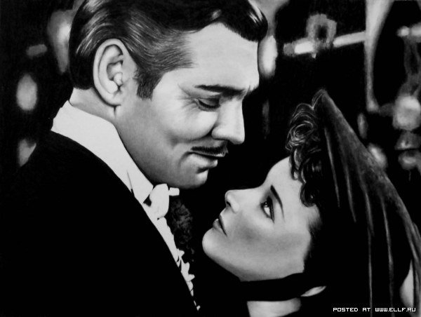 Ретт и Скарлет - скарлет охара, ретт батлер, унесенные ветром - оригинал