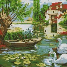 Схема вышивки «природа»