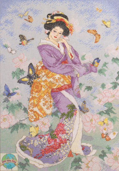 №101416 - девушка, женщина, восток, гейша - оригинал