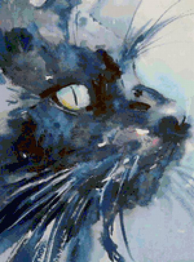 черный кот - коты, кошки, животные - предпросмотр