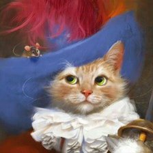 Схема вышивки «мушкетёр»