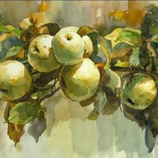 Схема вышивки «акварель»