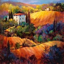 деревенский пейзаж