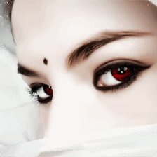 Схема вышивки «взгляд»