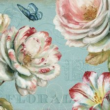 Схема вышивки «Цветочный винтаж»