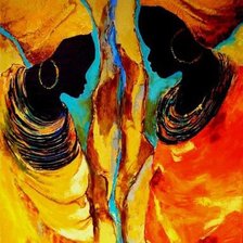 Схема вышивки «африканки»