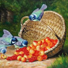 Схема вышивки «живопись»