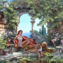 Схема вышивки «полдень»