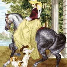 Схема вышивки «УТРЕННЯЯ ПРОГУЛКА»