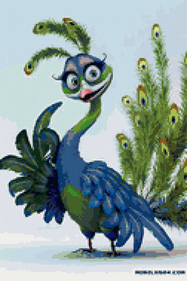 павлинчик - птицы - предпросмотр