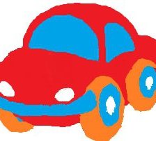 Схема вышивки «машинка простая 1»