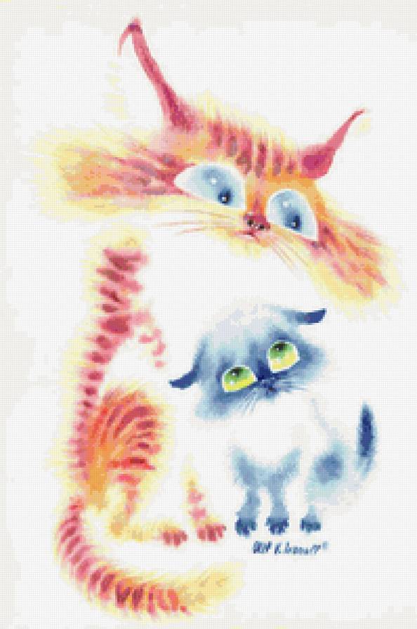 Серия "Интересные кошки" - животные, кошки - предпросмотр