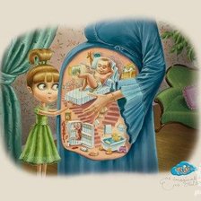 Схема вышивки «Беременность»