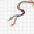 Предпросмотр схемы вышивки «змейка» (№102940)