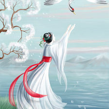 Схема вышивки «япония»