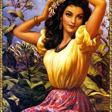 Схема вышивки «Художник Jesus Helguera 4»