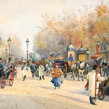 Схема вышивки «город»