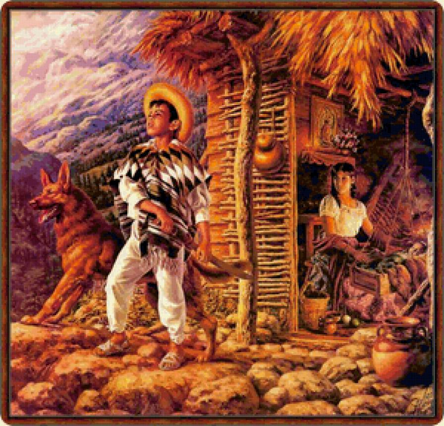 Художник Jesus Helguera 7 - картина, дети - предпросмотр