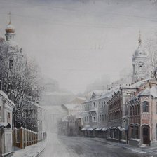 Схема вышивки «город»