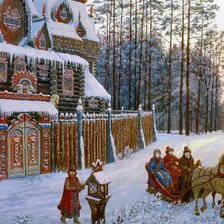 Схема вышивки «Русь»