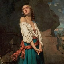 Схема вышивки «девушка»