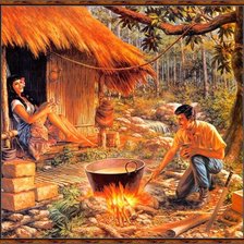 Схема вышивки «Художник Jesus Helguera 18»