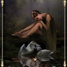 Схема вышивки «у пруда»