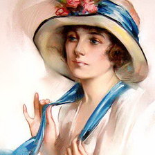 Схема вышивки «Портрет»