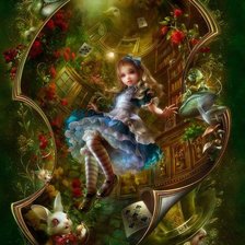 Схема вышивки «Алиса в Стране Чудес»