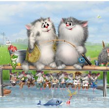 Схема вышивки «В хорошей компании»