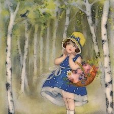 Схема вышивки «В роще»