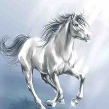 Схема вышивки «мустанг»