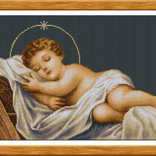 Схема вышивки «спящий ангел»