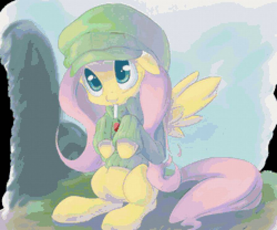 Fluttershy - пони - предпросмотр