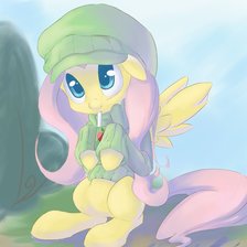 Схема вышивки «Fluttershy»