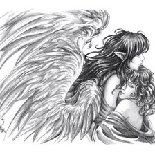 Схема вышивки «ангелы»