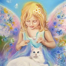 Схема вышивки «Серия "Ангелы"»