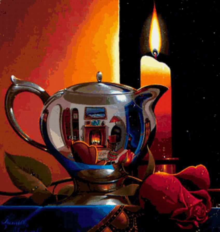 Серия "Натюрморт" - цветы, натюрморт, розы - предпросмотр