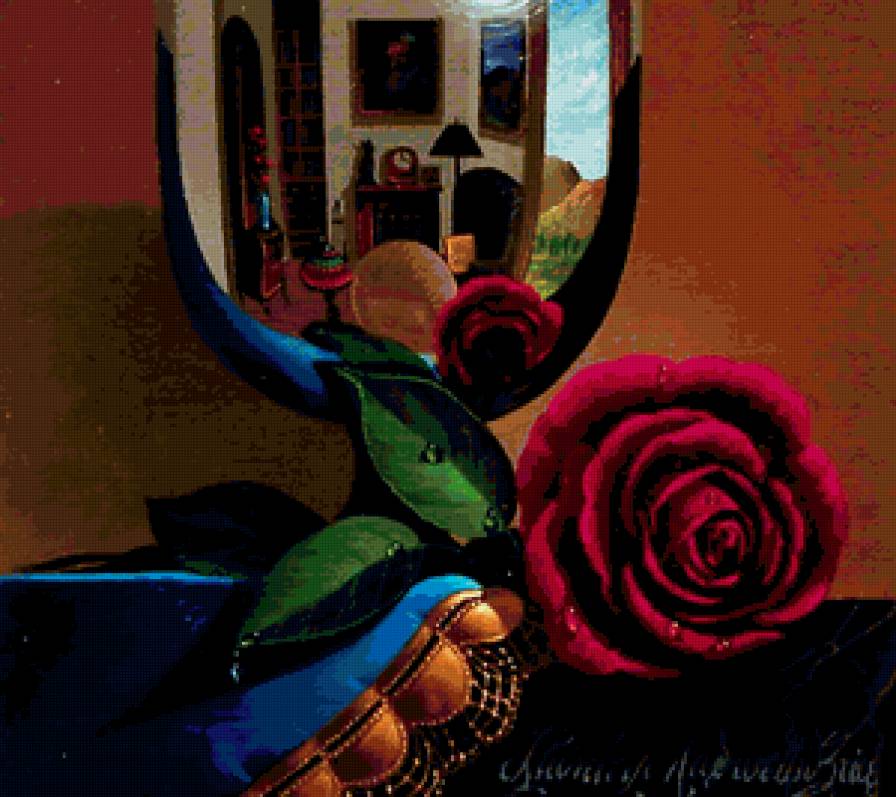 Серия "Натюрморт" - цветы, натюрморт, розы - предпросмотр