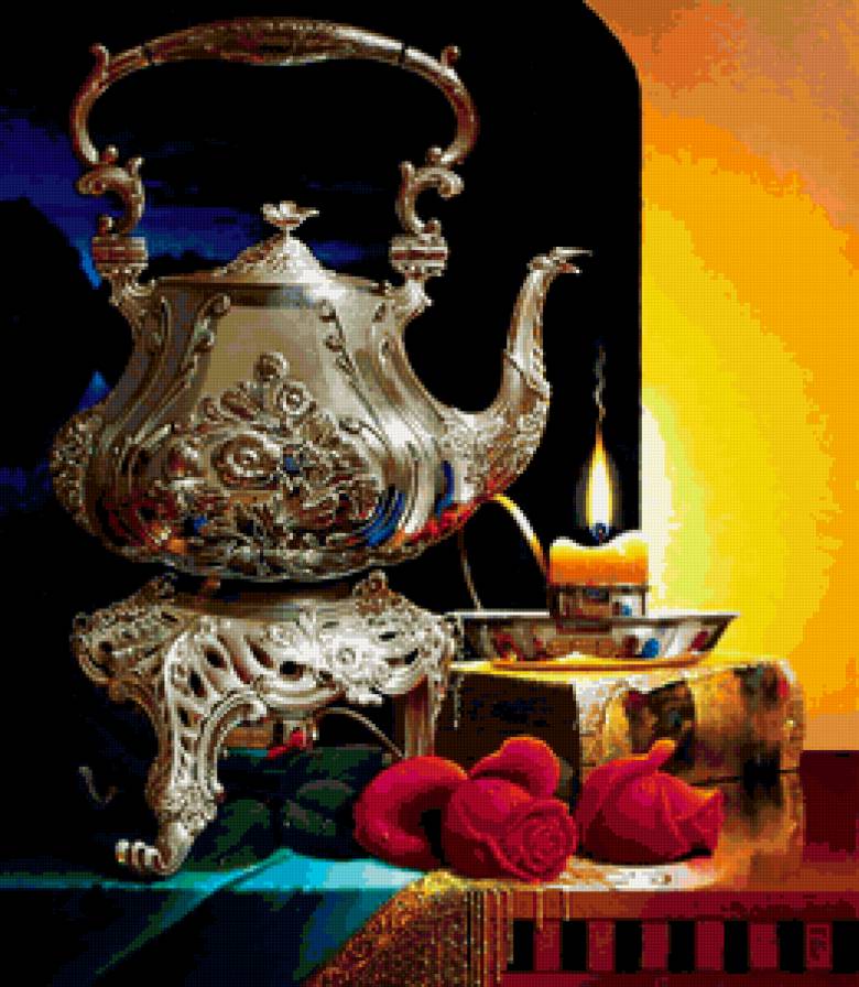 Серия "Натюрморт" - натюрморт, розы, цветы - предпросмотр