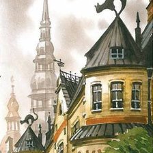 Схема вышивки «Городской пейзаж»