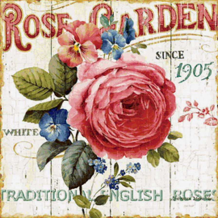 Цветочный винтаж - живопись, lisa audit - предпросмотр