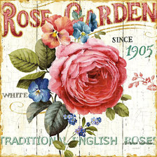 Схема вышивки «Цветочный винтаж»