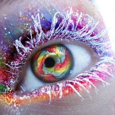 Схема вышивки «Глаз»