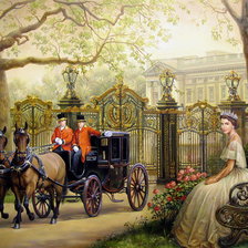 Схема вышивки «Королевский отдых»