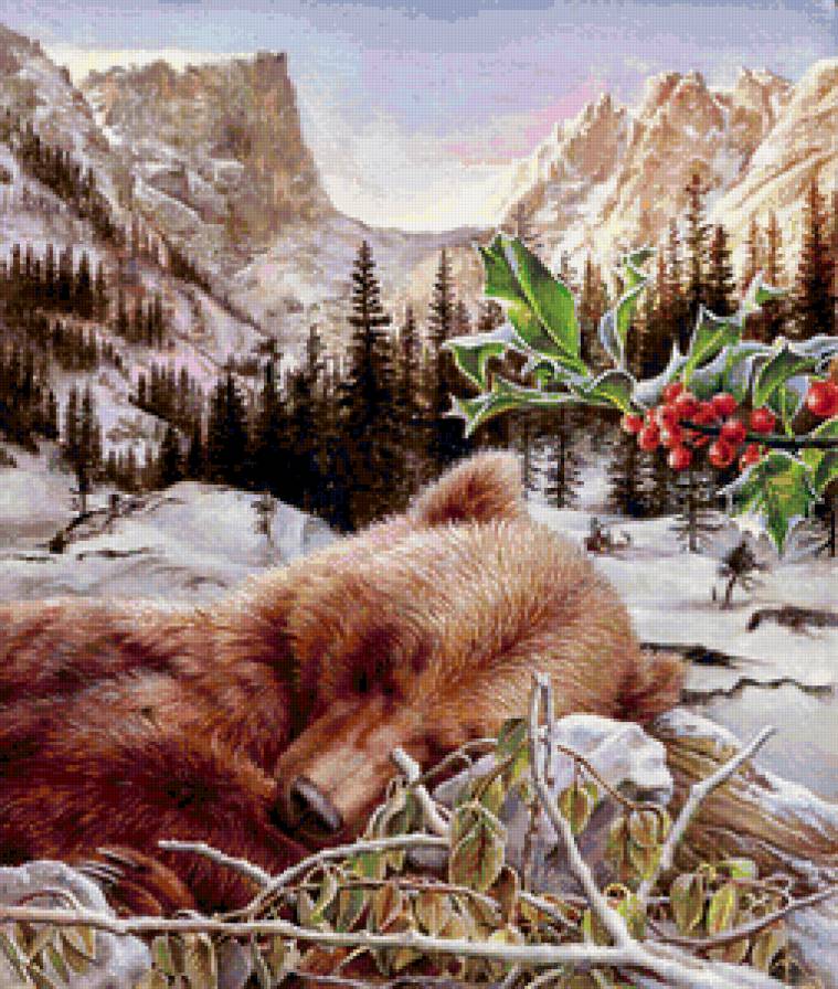 Зимний сон - живопись, илиева мария - предпросмотр