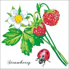 Схема вышивки «Земляника»
