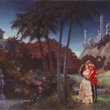 Схема вышивки «двое»