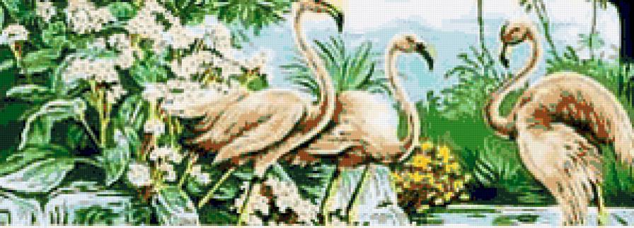 №104882 - пейзаж, животные, птицы - предпросмотр