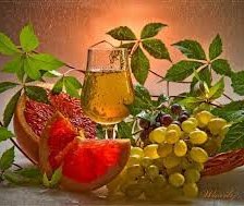 Схема вышивки «Натюрморт с фруктами»